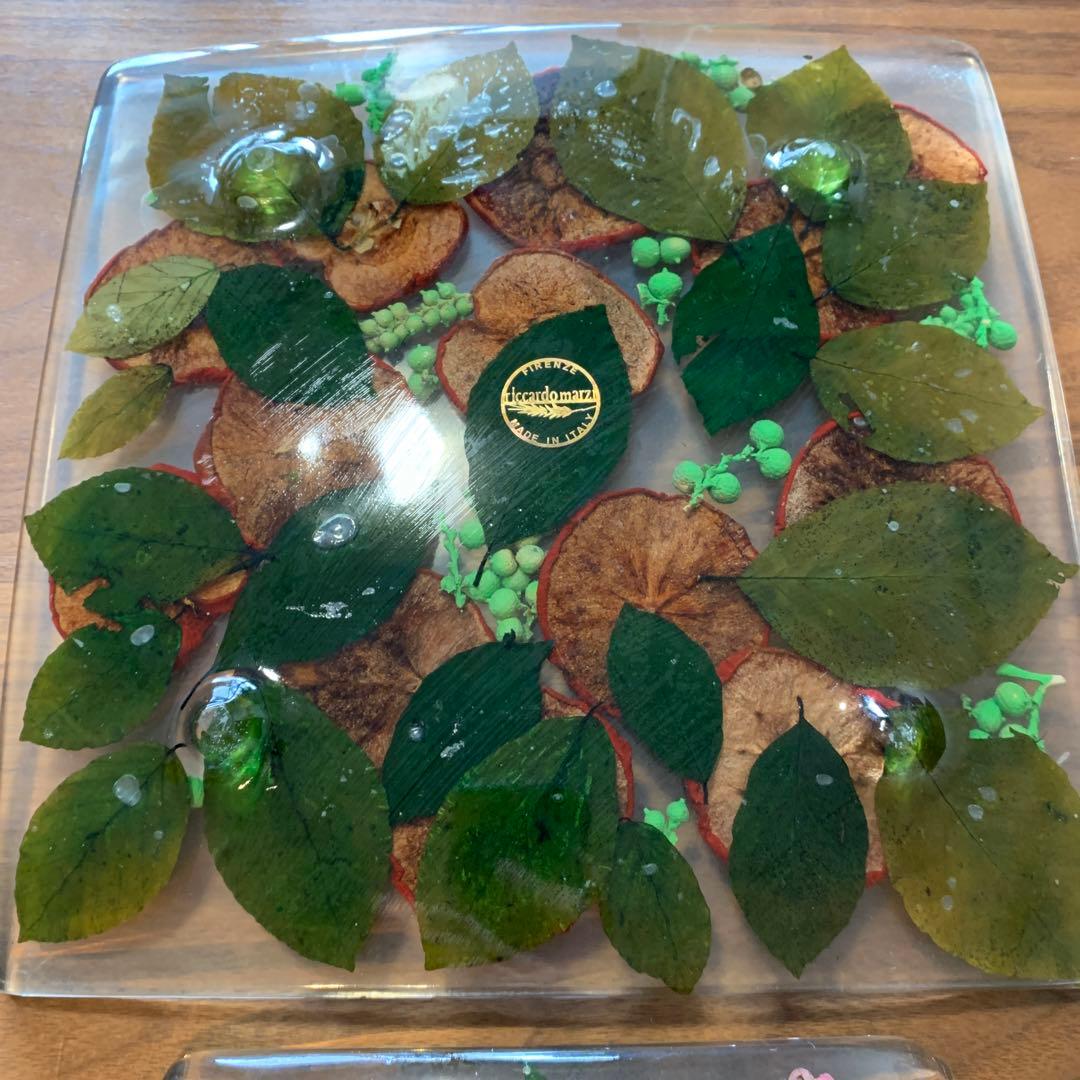 ❤️riccardo marzi❤️リカルドフィレンツェイタリア製スクエア皿プレート