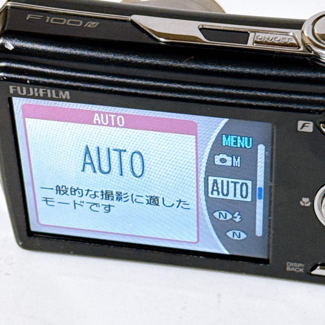 【動作品】 富士フィルム デジタルカメラ Finepix F100fd ブラック