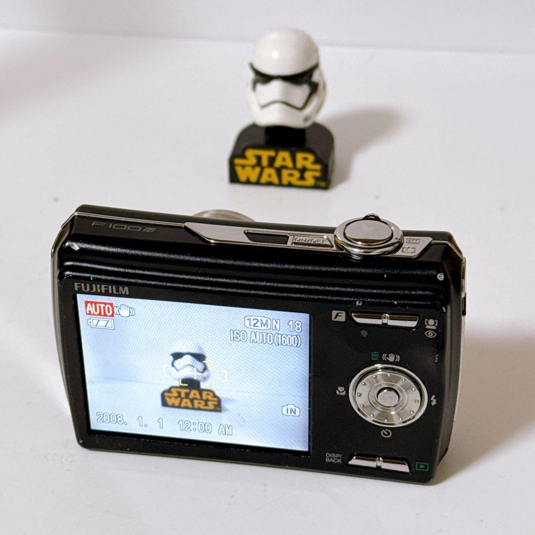 【動作品】 富士フィルム デジタルカメラ Finepix F100fd ブラック