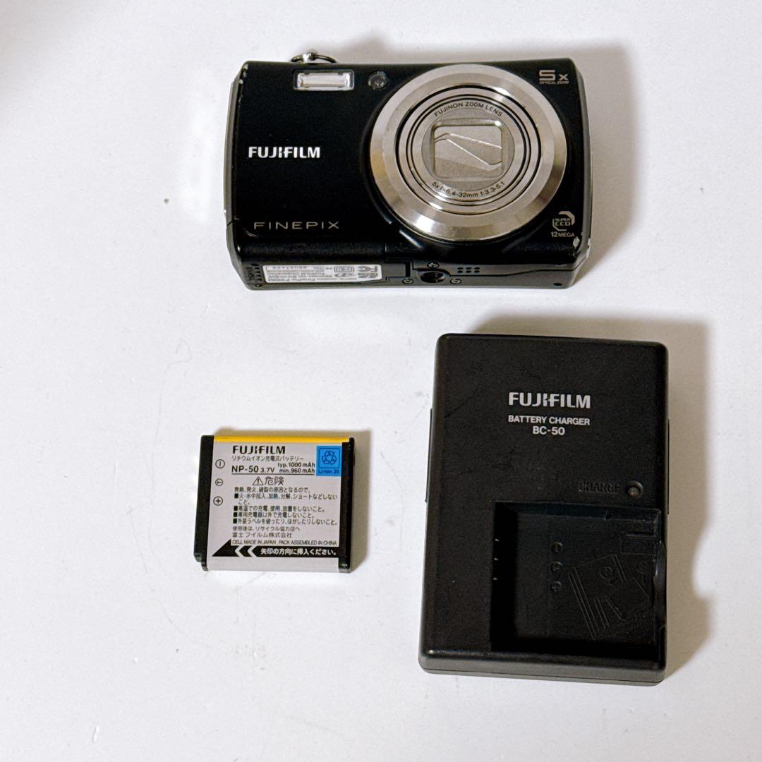 【動作品】 富士フィルム デジタルカメラ Finepix F100fd ブラック