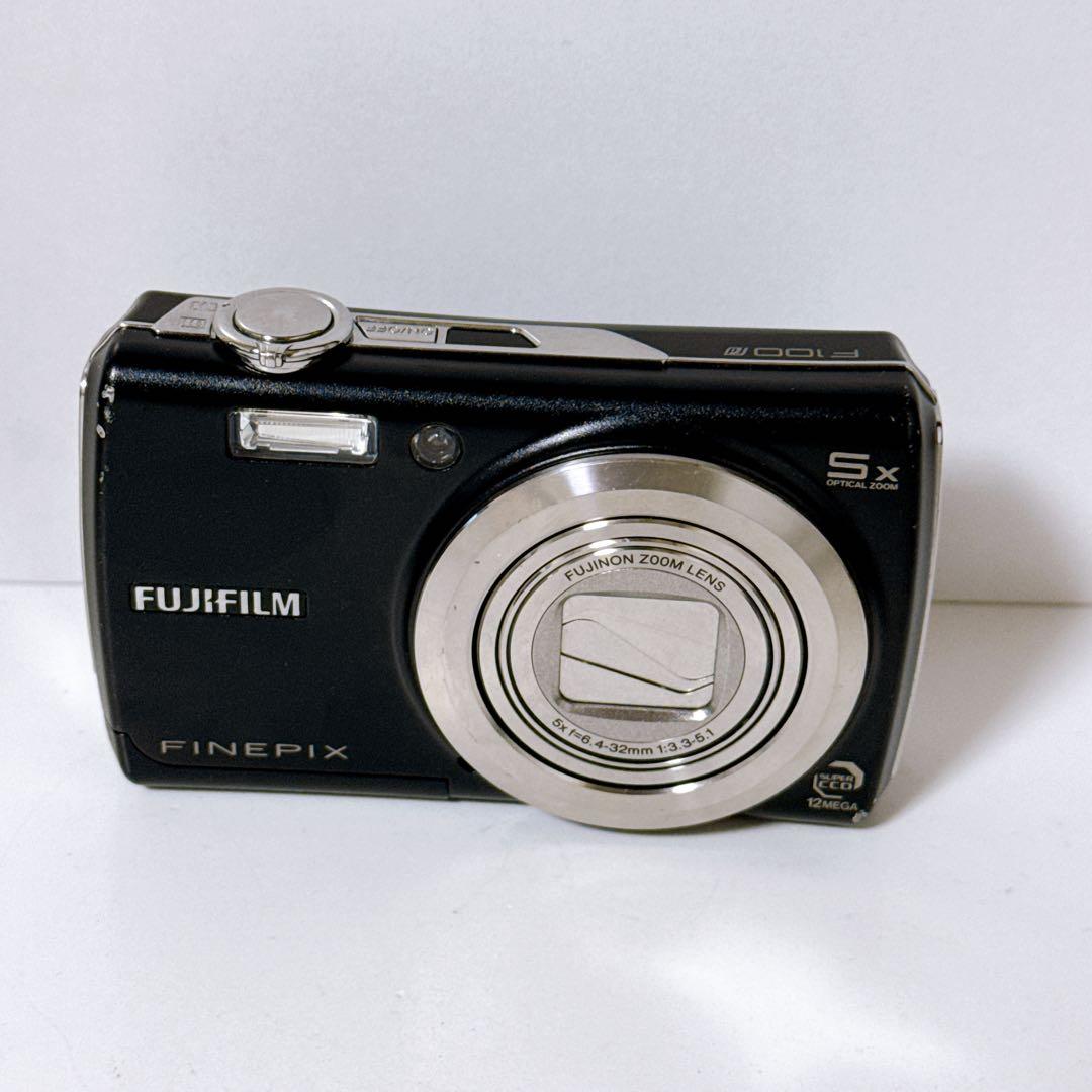 【動作品】 富士フィルム デジタルカメラ Finepix F100fd ブラック