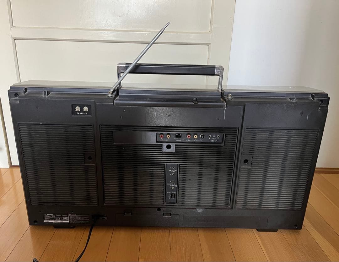 SHARP シャープ ラジカセ ダブルカセット GF-999通電確認済み