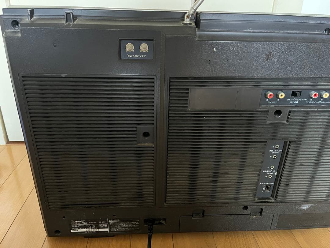 SHARP シャープ ラジカセ ダブルカセット GF-999通電確認済み