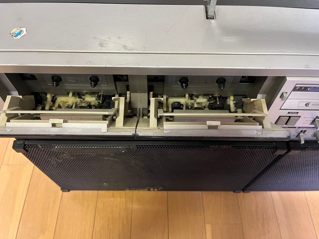 SHARP シャープ ラジカセ ダブルカセット GF-999通電確認済み