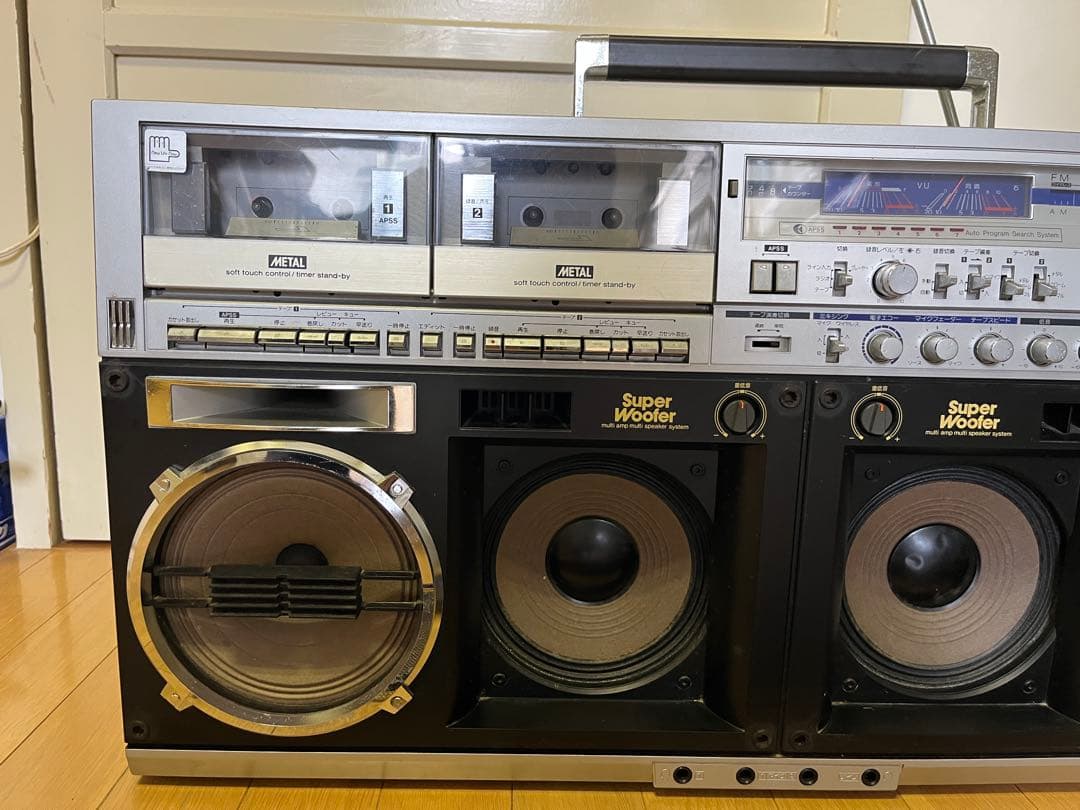 SHARP シャープ ラジカセ ダブルカセット GF-999通電確認済み