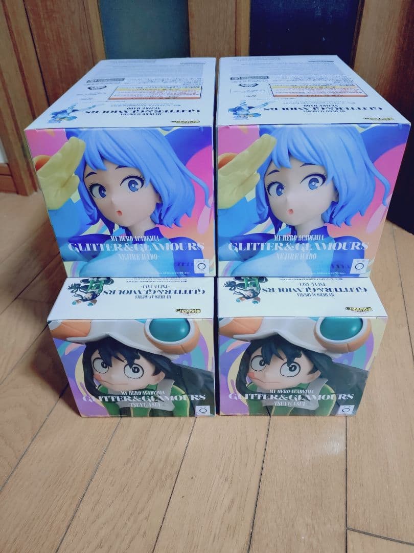 【未開封4体セット】ヒロアカグリグラ 蛙吹梅雨 波動ねじれ