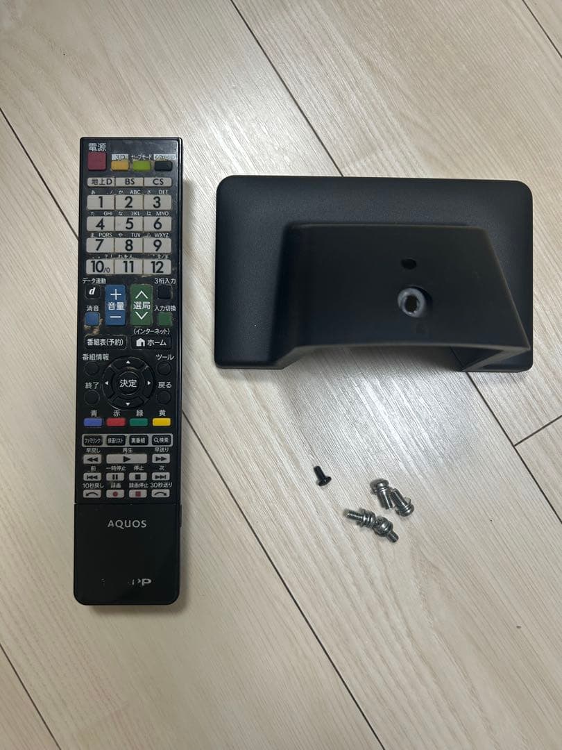 最終価格⭐︎SHARP テレビ&テレビスタンド&リモコン