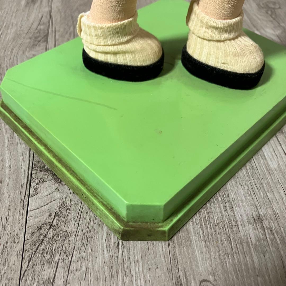 3F 【希少・昭和レトロ】ポーズ人形 当時物 金髪 サテンワンピ 昭和レトロ