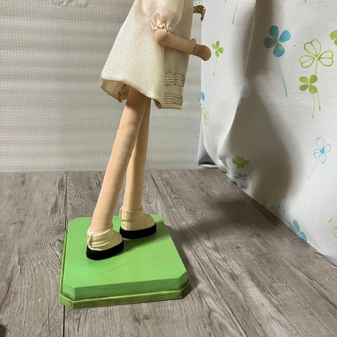 3F 【希少・昭和レトロ】ポーズ人形 当時物 金髪 サテンワンピ 昭和レトロ