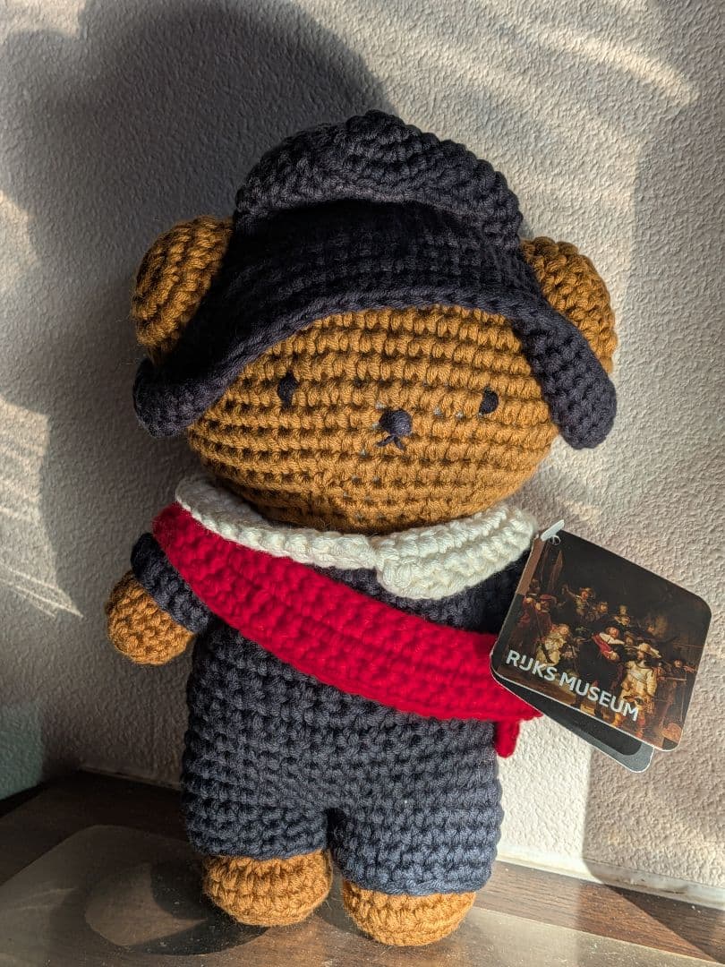 ボリスあみぐるみタグ付き夜警　ナイトウオッチ　アムステルダム国立美術館ミッフィー