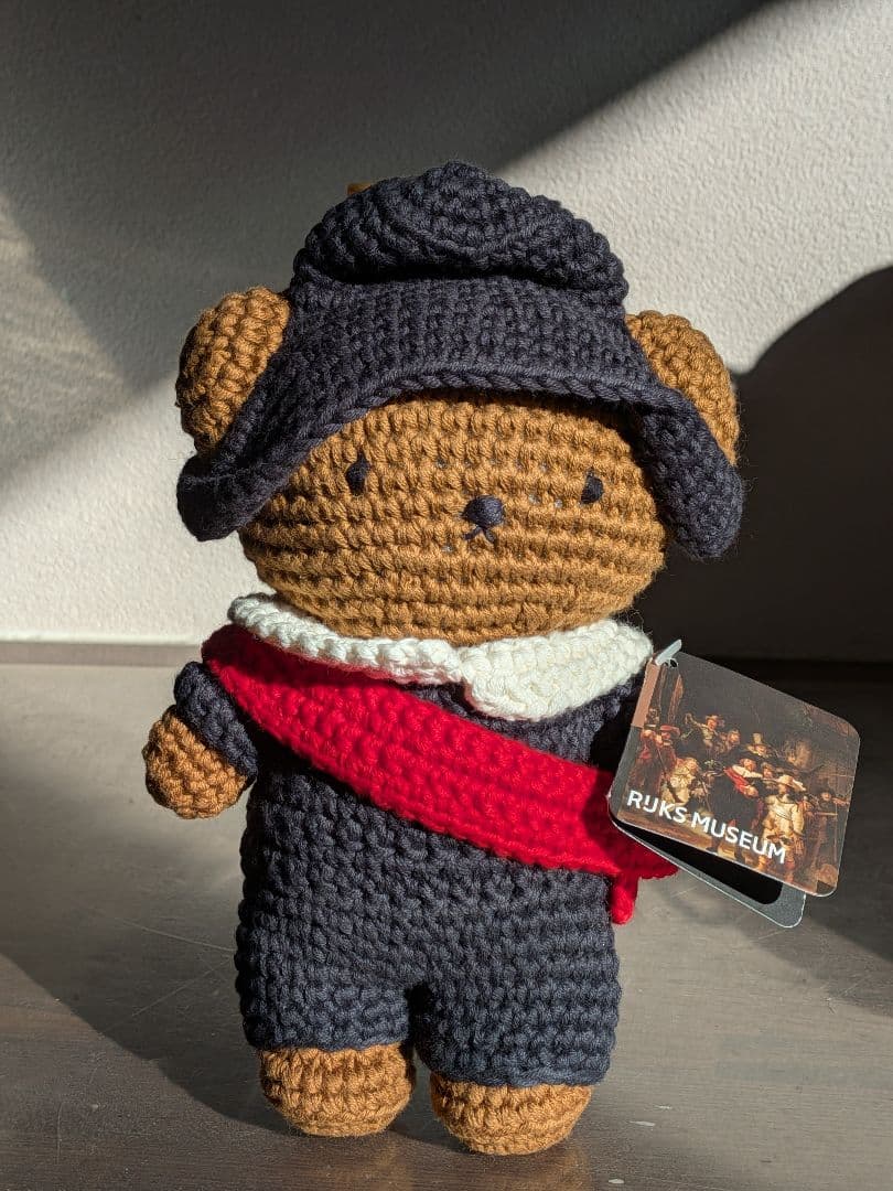 ボリスあみぐるみタグ付き夜警　ナイトウオッチ　アムステルダム国立美術館ミッフィー