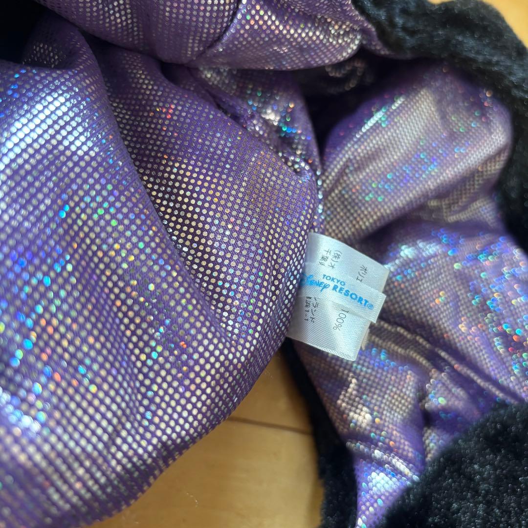 マレフィセント　マフラーファンキャップ　フード付きマフラー　マフラーキャップ