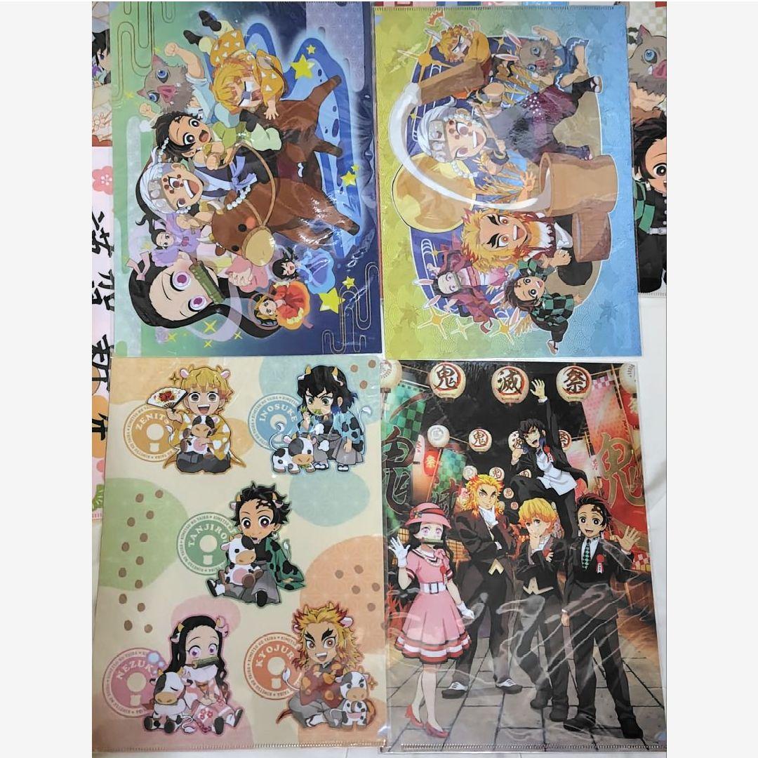 鬼滅の刃　クリアファイル　68枚　カフェ　鬼滅祭　キメツ学園　コラボ　全集中展