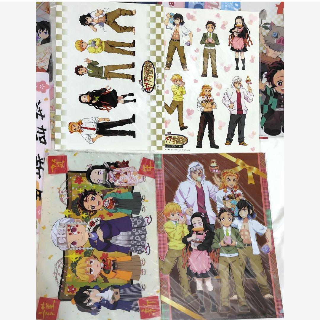 鬼滅の刃　クリアファイル　68枚　カフェ　鬼滅祭　キメツ学園　コラボ　全集中展