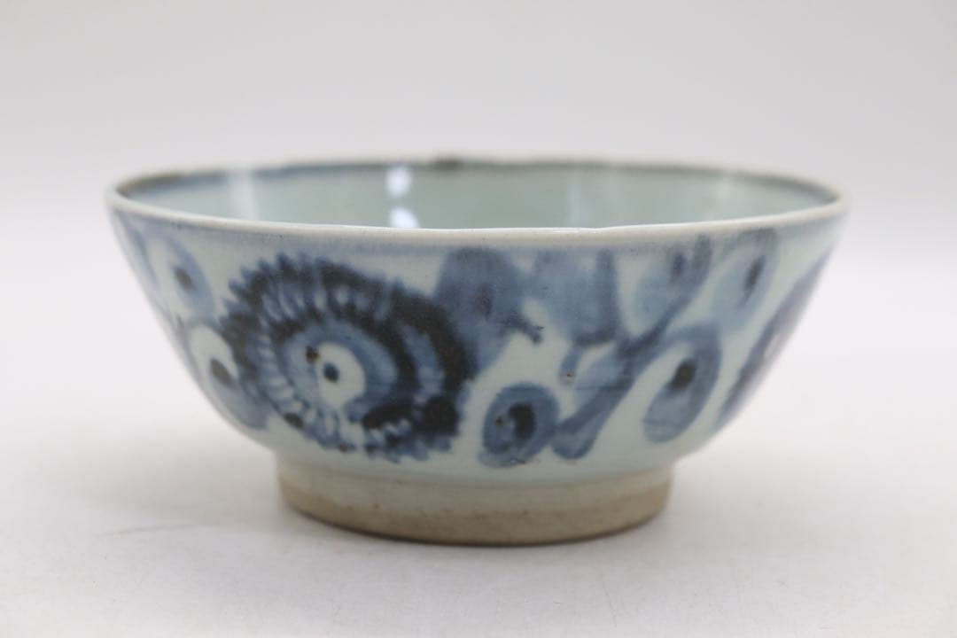 中国　明時代　染付お碗2点　アンティーク　送料込み250827-2