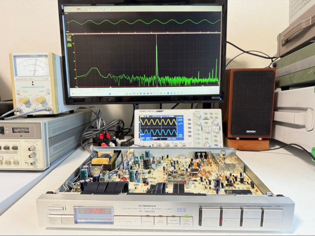 『美品』Pioneer F-120D ラジオチューナー