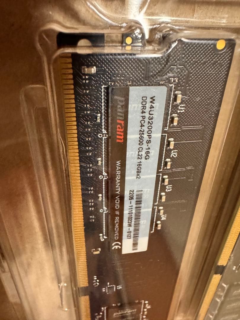 デスクトップパソコン メモリ DDR4 3200MHz 16GB x2枚