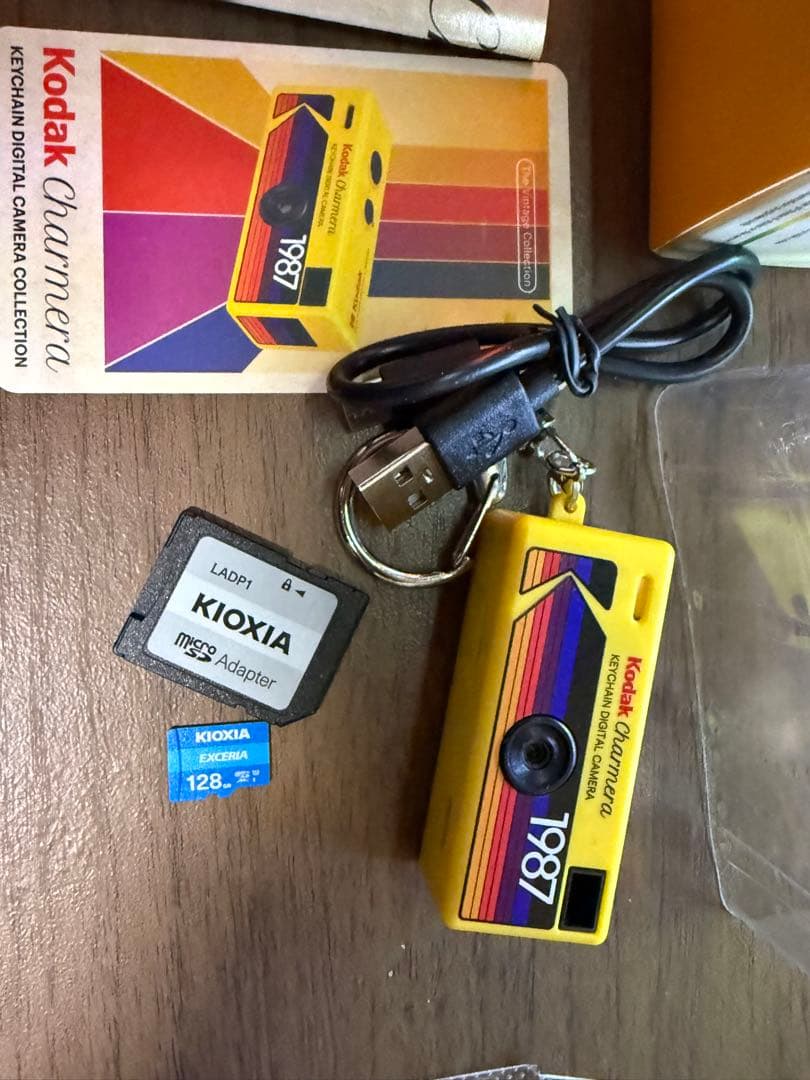 kodak charmera イエロー type 01 カード付き