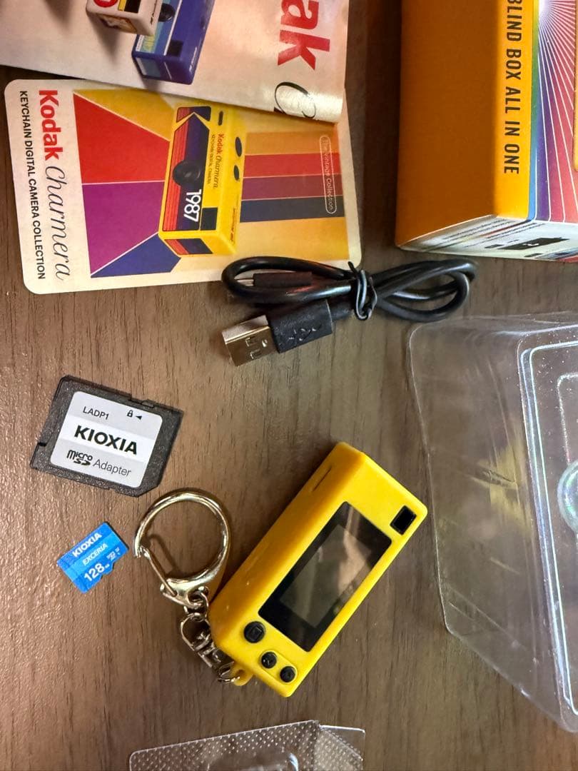 kodak charmera イエロー type 01 カード付き