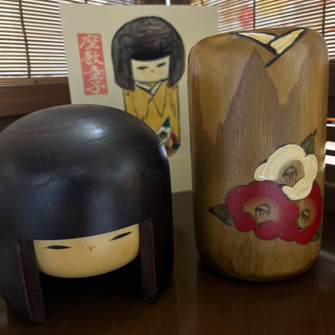 座敷童子様御霊分けされましたこけし様