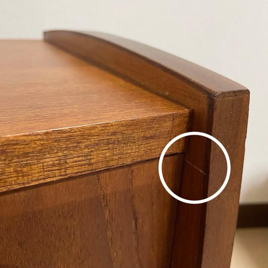 北欧　ヴィンテージ　3段チェスト　チーク