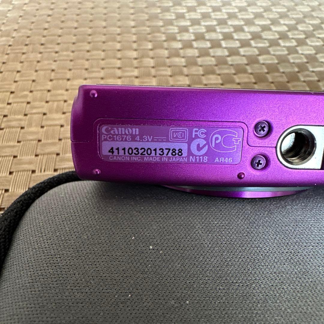 Canon IXY コンパクトデジタルカメラ 紫