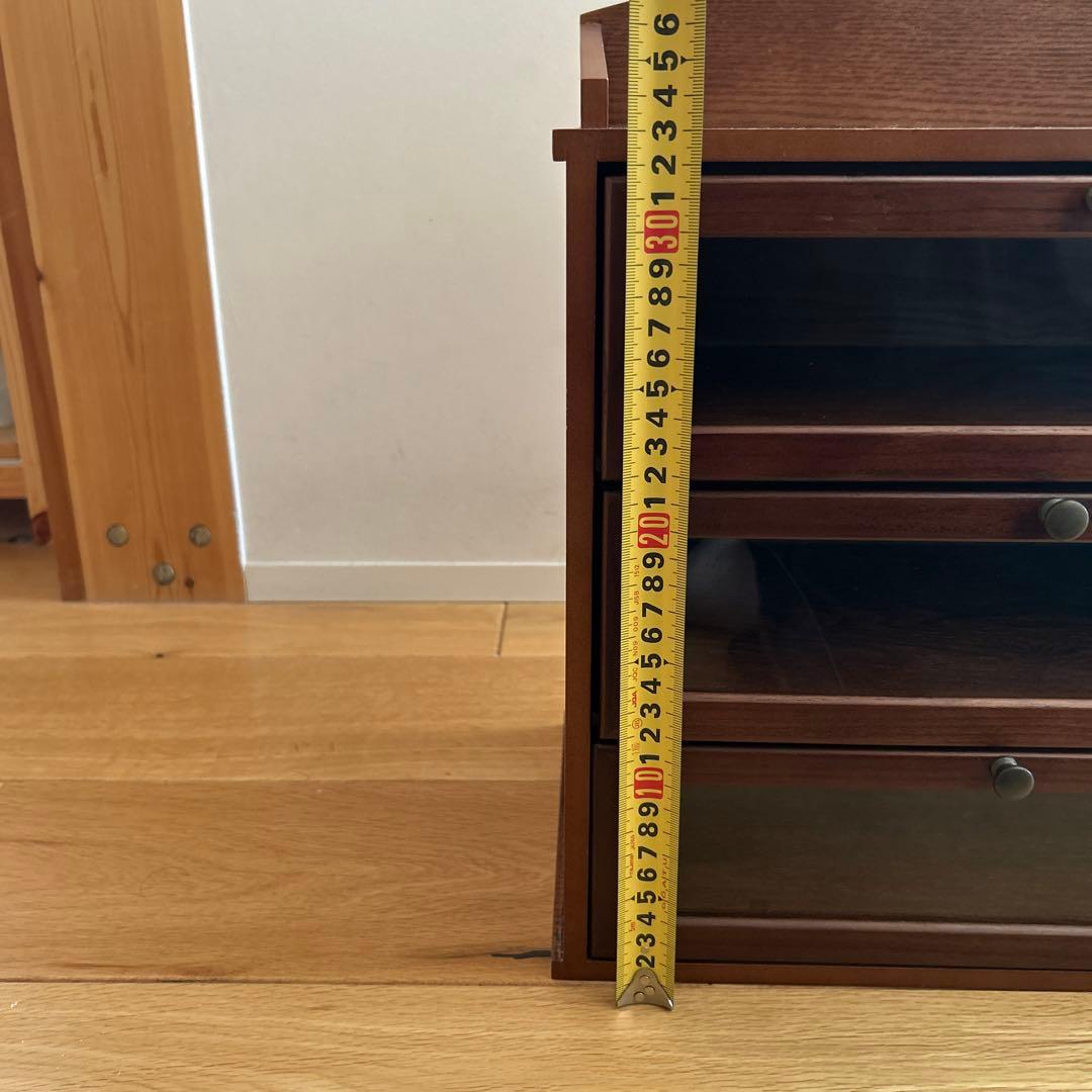 3段引き出し 木製キャビネット ニコアンド nico and