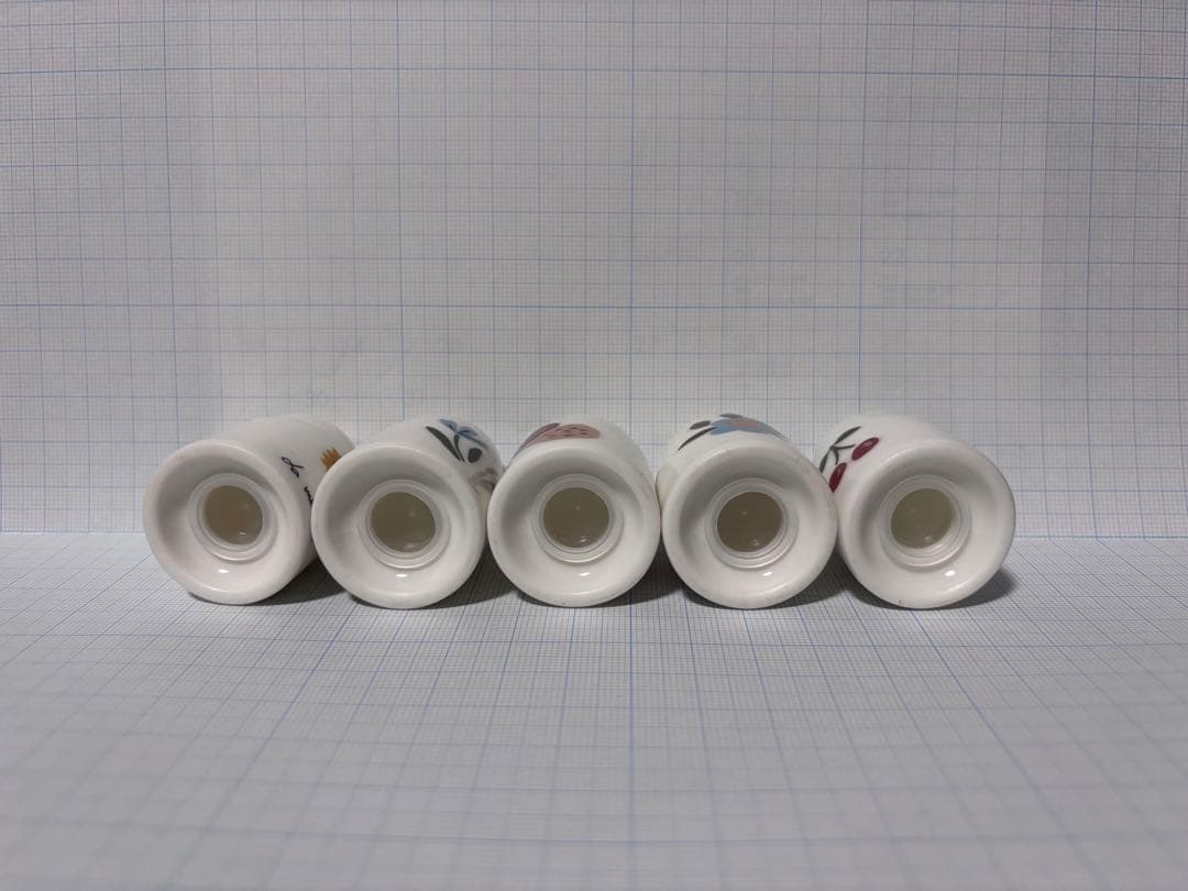 マタノアツコ・未使用ペッパー&ソルト入れ・陶器製7個