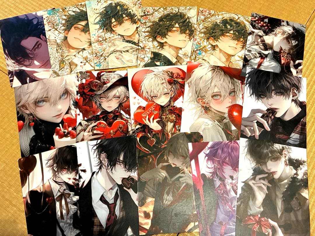 【W】コラージュ素材や雑貨など大量！紙もの ステッカー マステ ケース