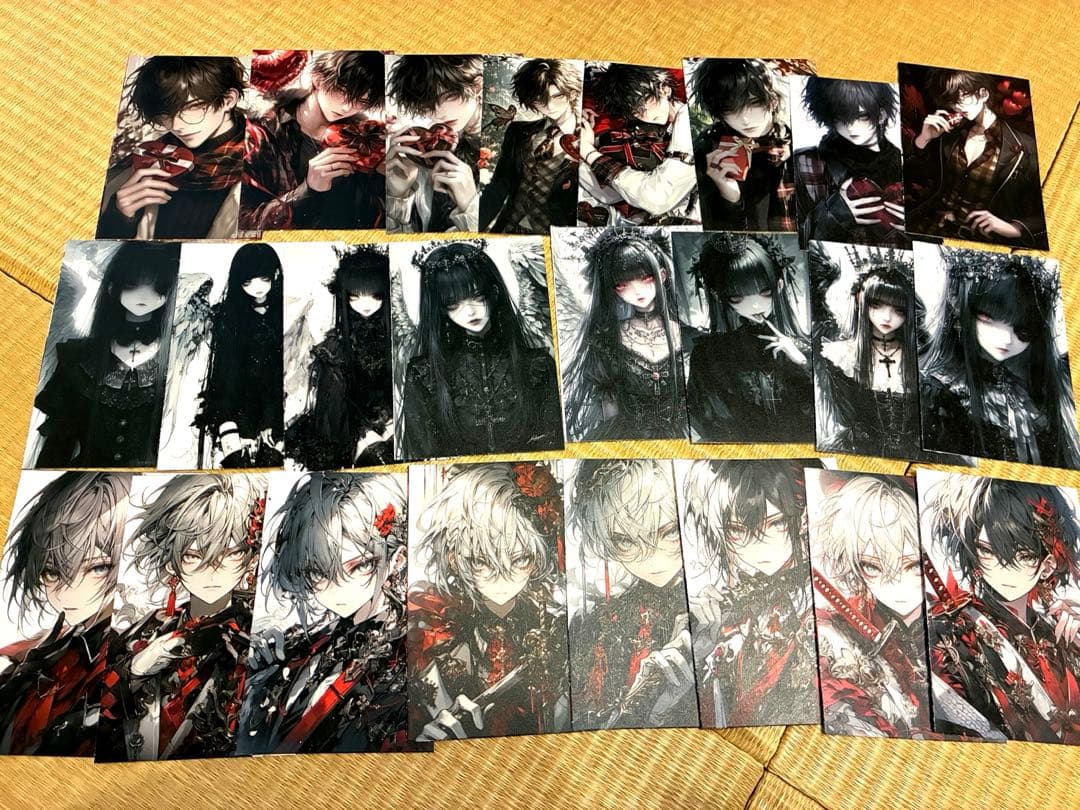 【W】コラージュ素材や雑貨など大量！紙もの ステッカー マステ ケース