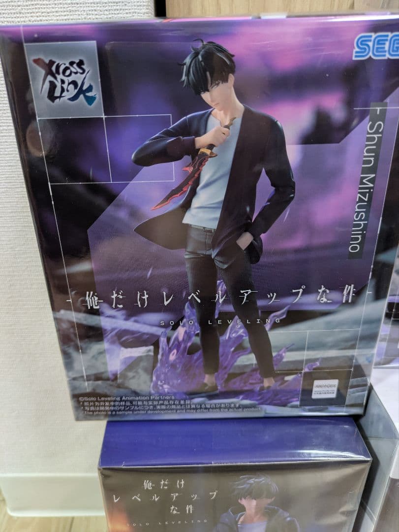 【新品・未開封品】俺だけレベルアップな件 フィギュア 4点セット 水篠旬 向坂雫