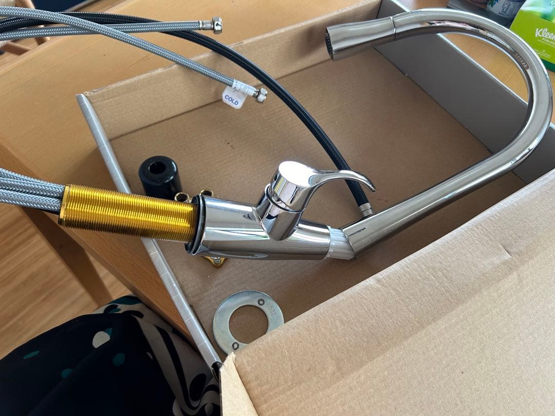 Kohler クロム仕上げ キッチン蛇口