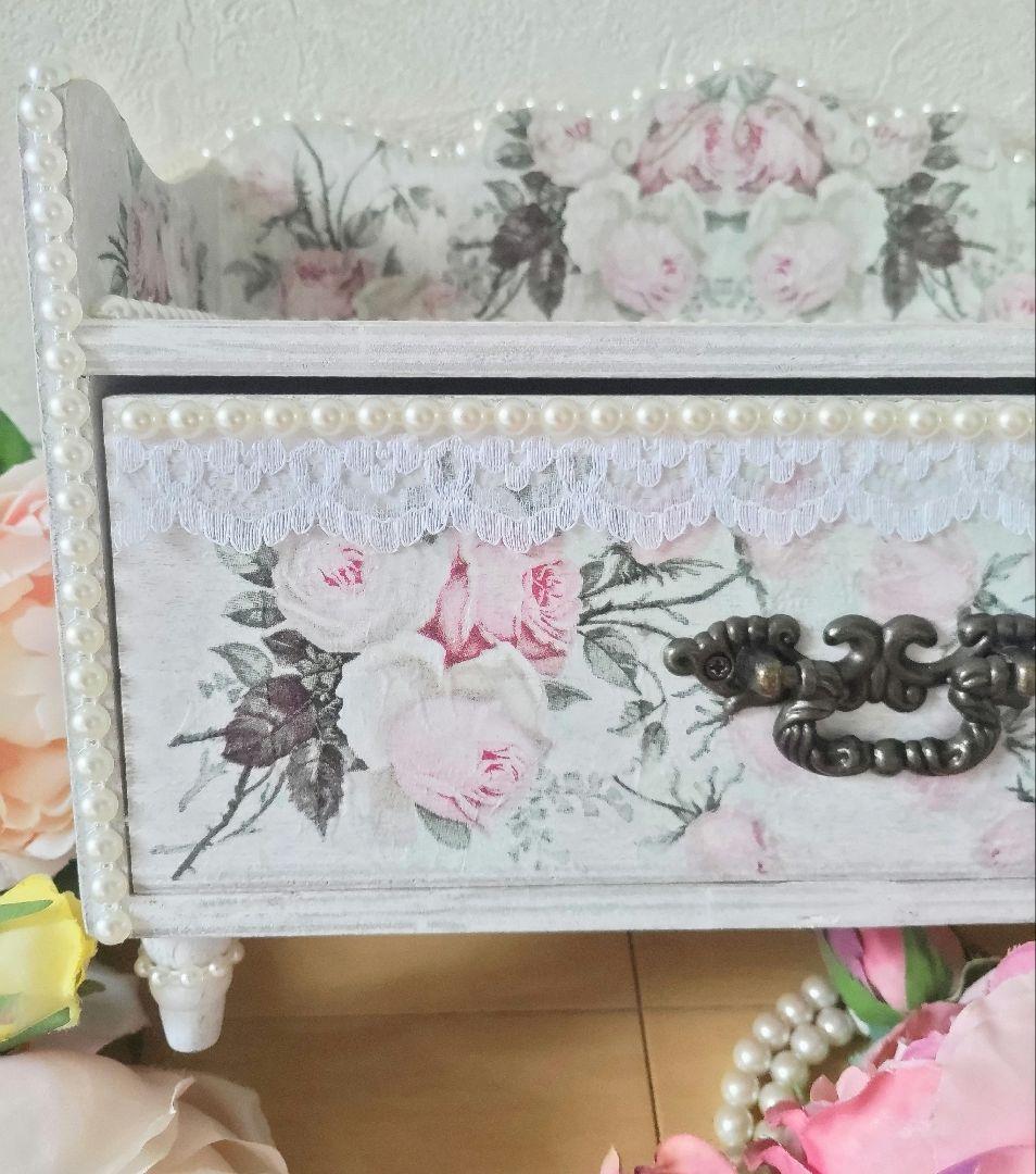 薔薇　小物入　（ロココ調）