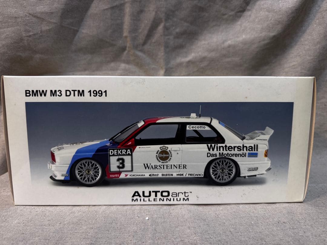 ミニカー  M3 DTM 1991 1:18 AUTOart 1/18