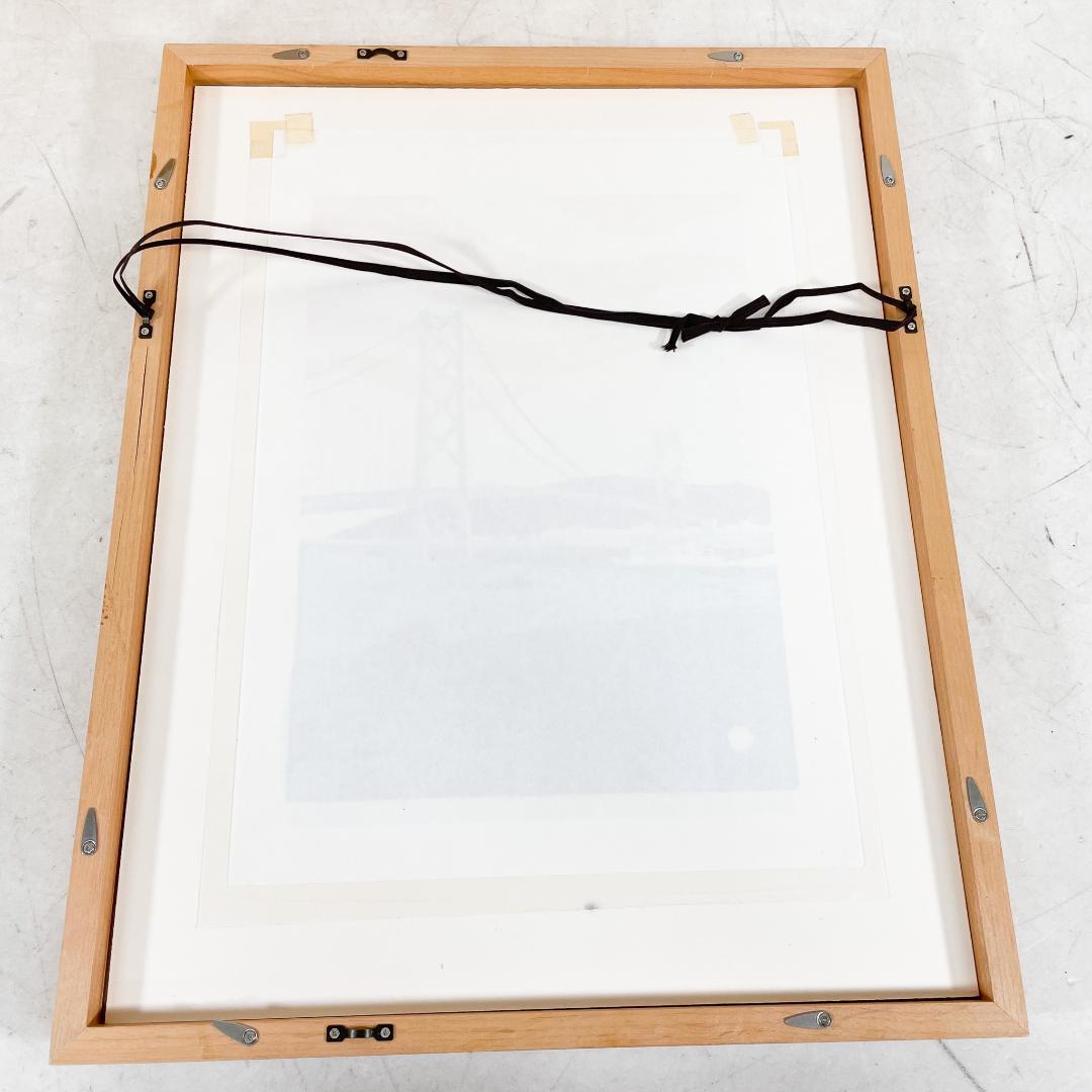 【真作保証】川西祐三郎 明石海峡大橋 版画 直筆サイン EC588