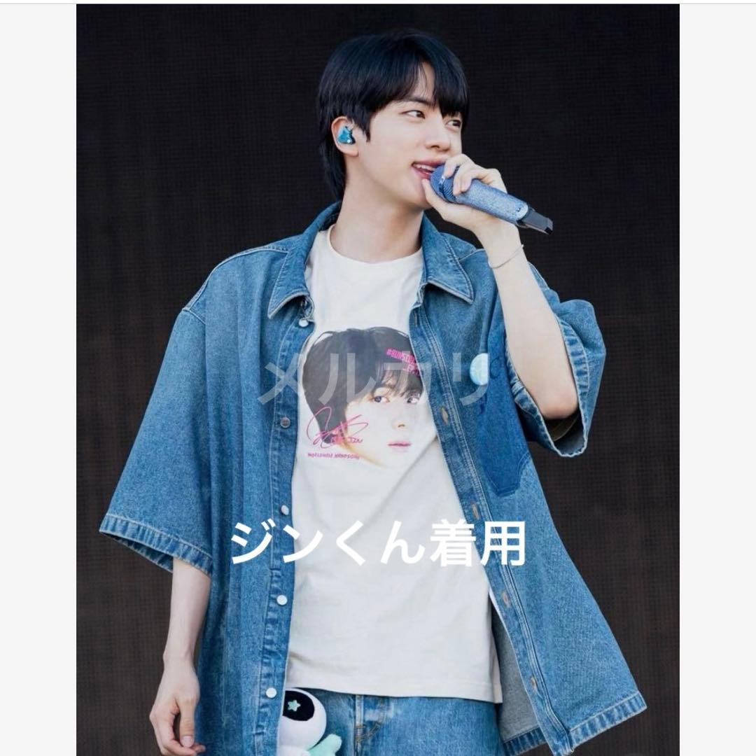 【JIN】公式　顔TシャツS/S T-Shirt (Beige) Mサイズ