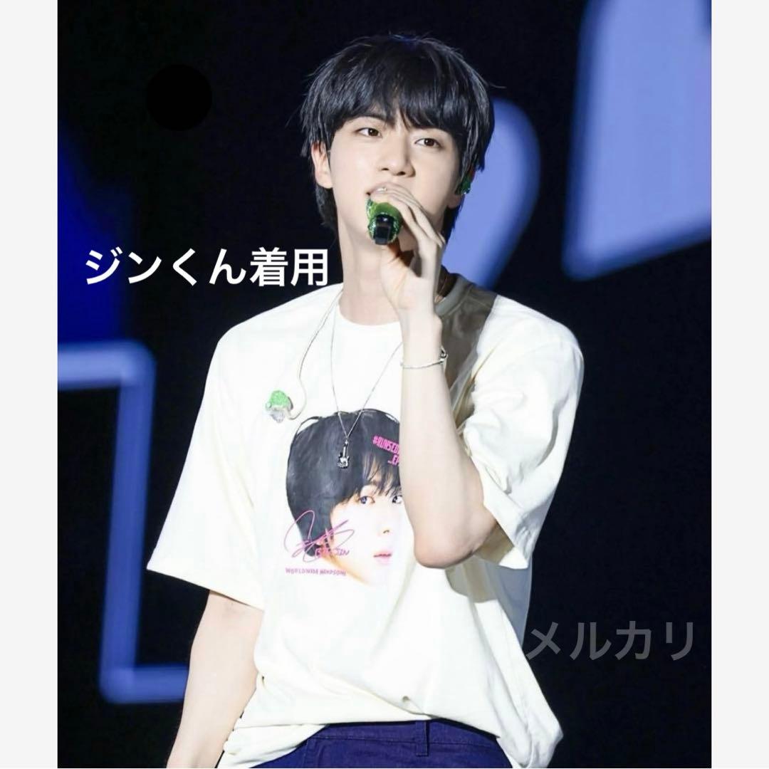 【JIN】公式　顔TシャツS/S T-Shirt (Beige) Mサイズ