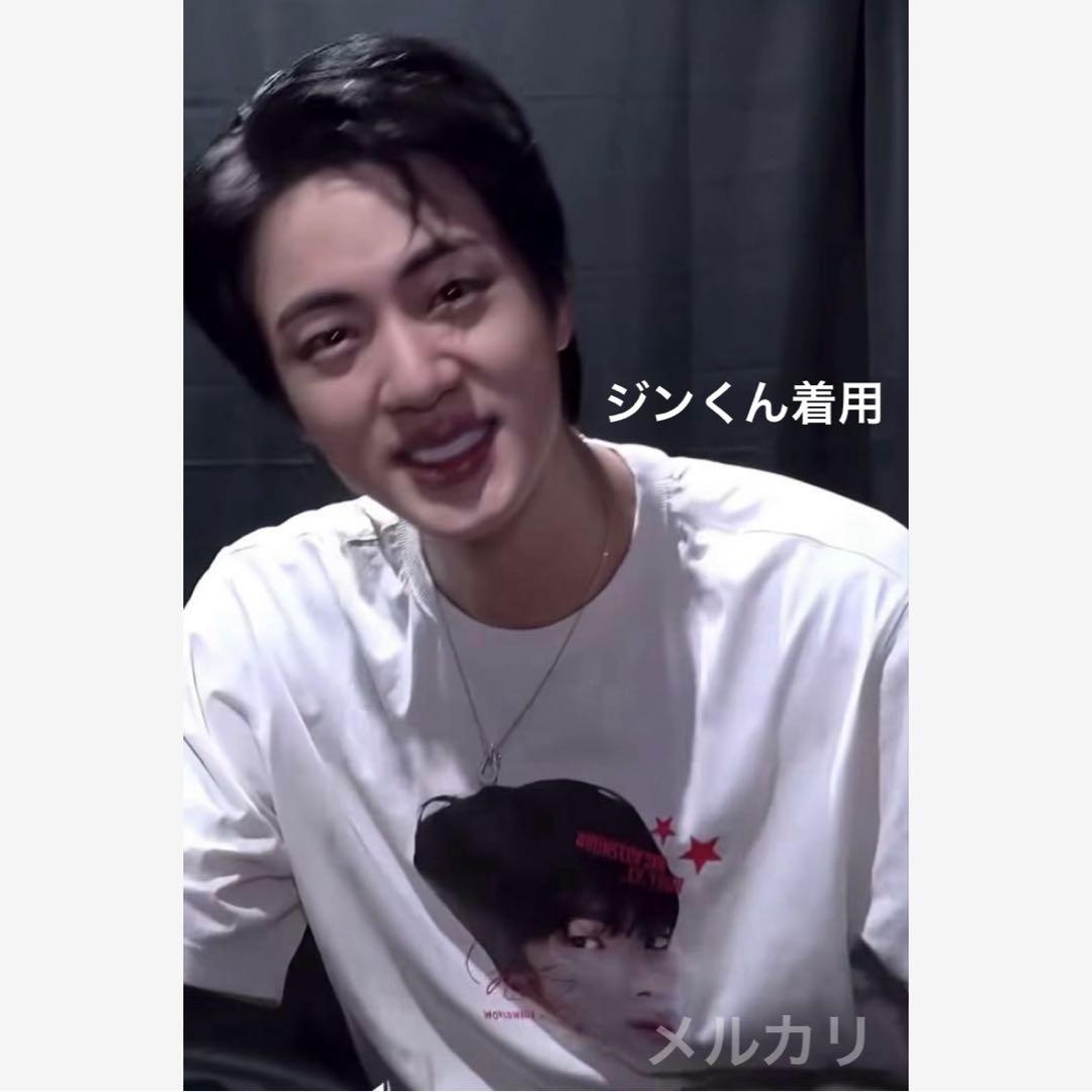 【JIN】公式　顔TシャツS/S T-Shirt (Beige) Mサイズ