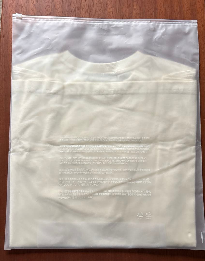 【JIN】公式　顔TシャツS/S T-Shirt (Beige) Mサイズ