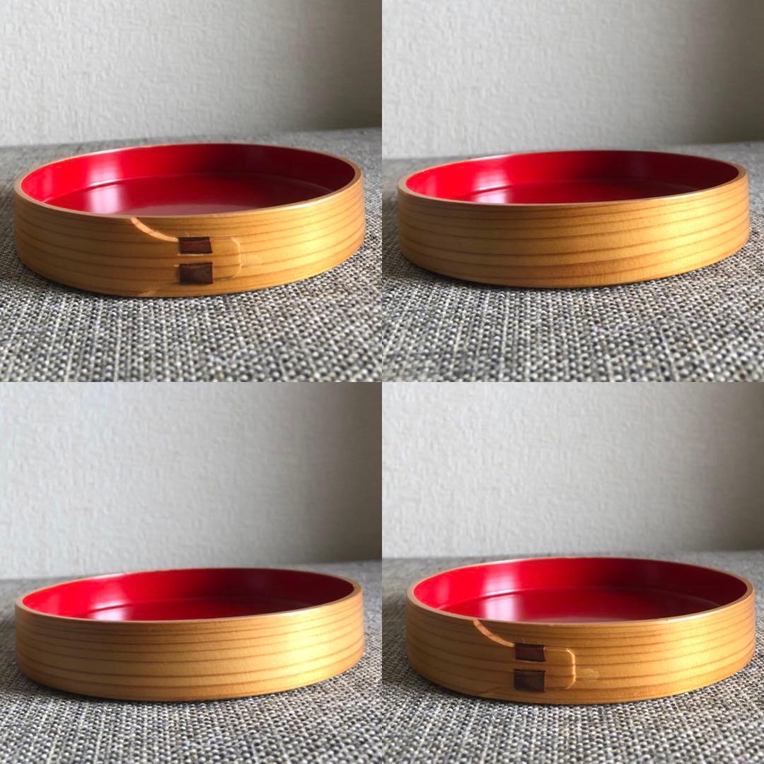 秋田 大館 曲げわっぱ 弁当箱 内朱 朱塗