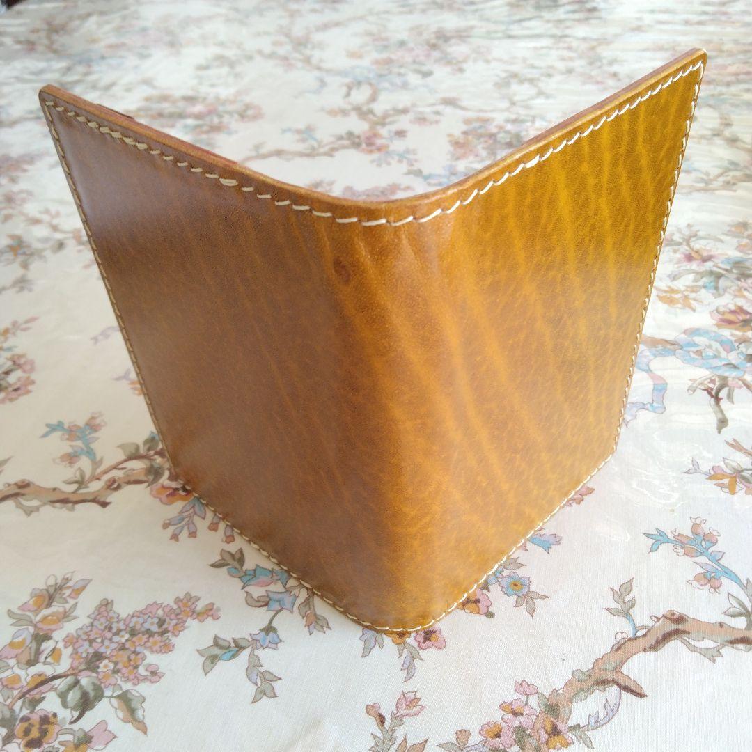 システム手帳　ルガトショルダー　黄 B7ミニ6穴用　フラットタイプ