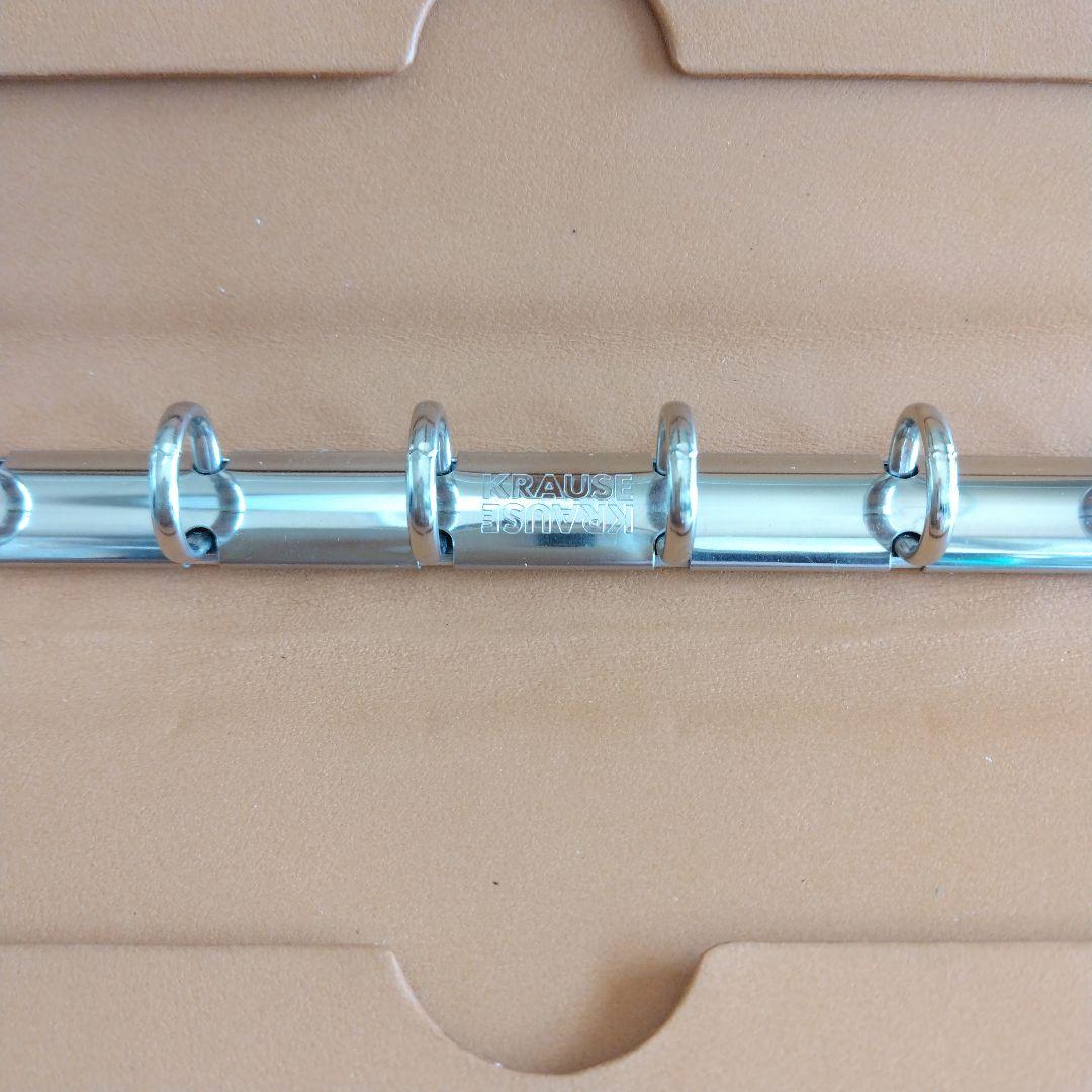 システム手帳　ルガトショルダー　黄 B7ミニ6穴用　フラットタイプ