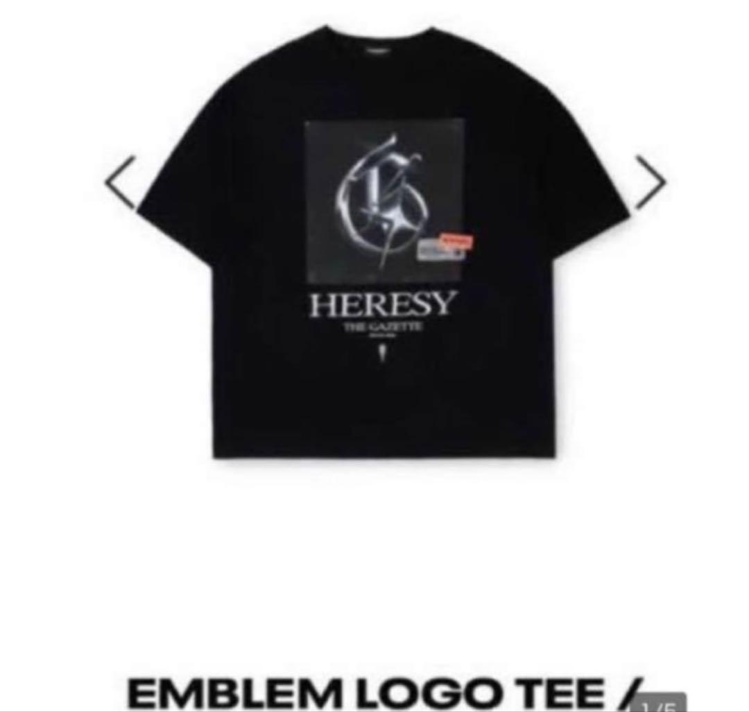 the GazettE ☆ 新品未開封 HERESY 20th 限定 Tシャツ