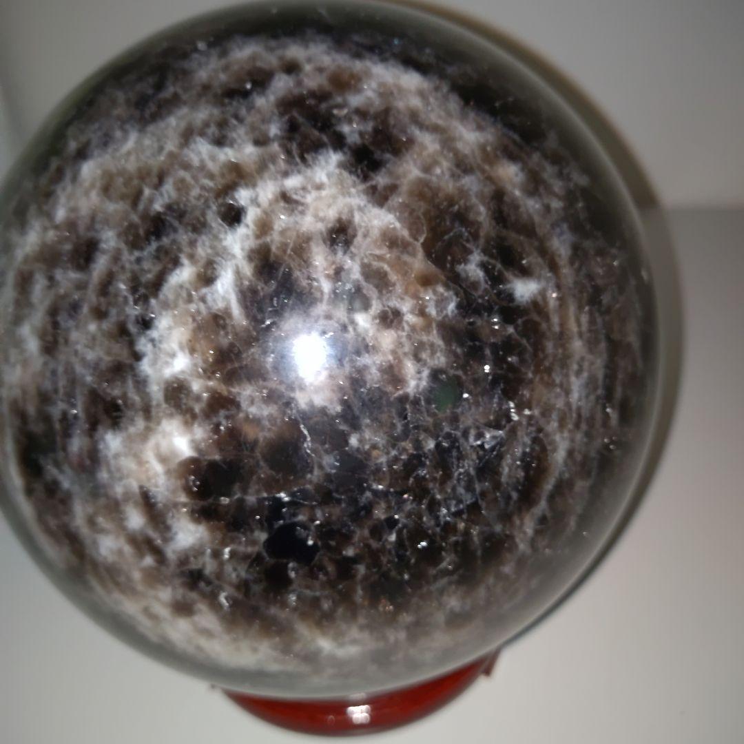 ☆純天然モリオンスフィア黒水晶丸玉10,7KG♬天然石パワーストーンコレクション