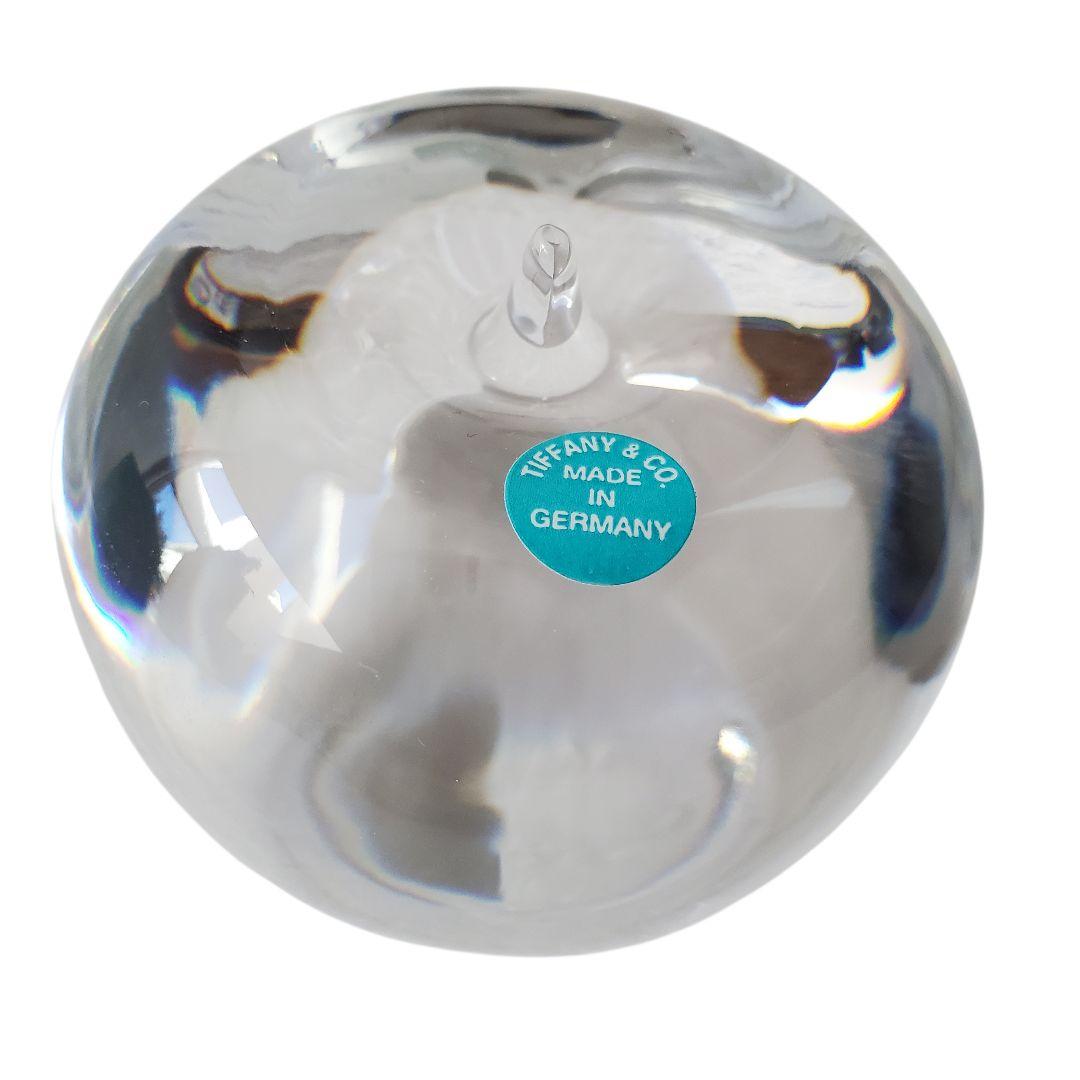 【廃盤品】【希少】Tiffany & Co. クリスタル アップル 箱 証明書
