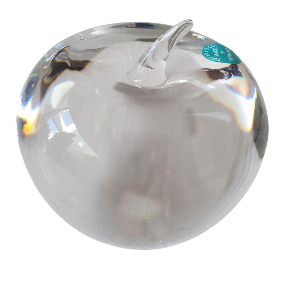 【廃盤品】【希少】Tiffany & Co. クリスタル アップル 箱 証明書