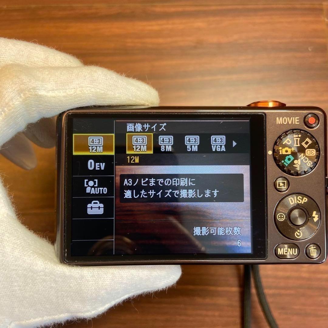 SONY Cyber−Shot DSC-WX5 ブラウン デジカメ 3052