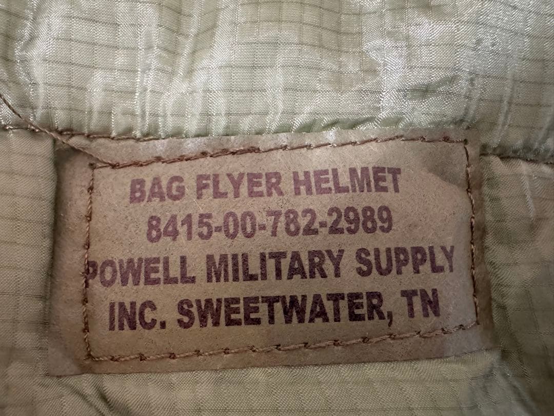 HELMET BAG　ヘルメットバッグ8415-00-782-2989