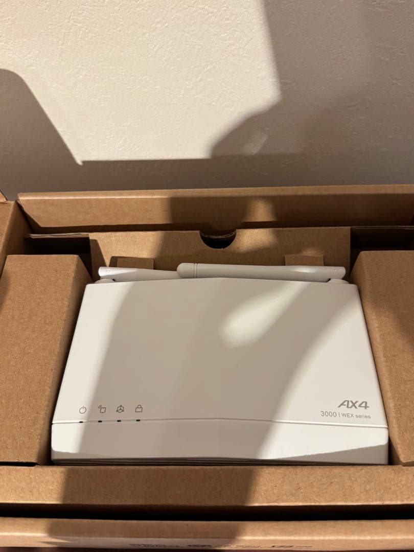 美品　WEX-3000AX4EA/N 外付けアンテナモデル