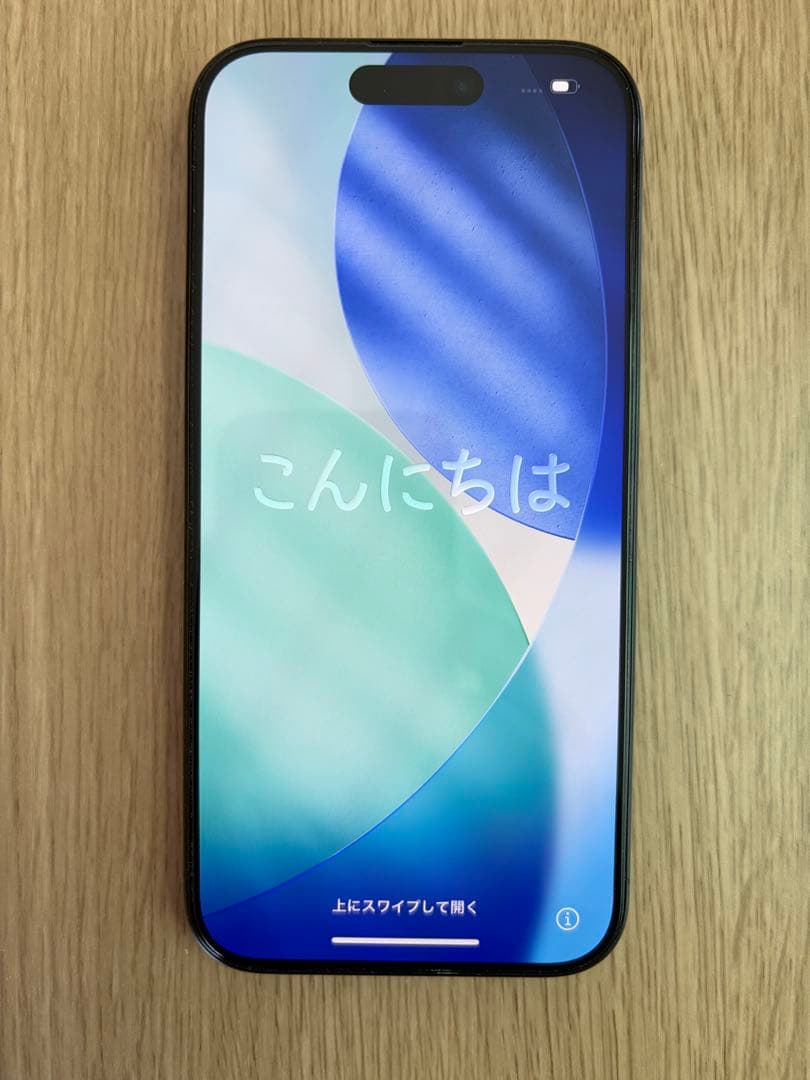 【美品】iPhone 15 Pro 128GB ブラックチタニウム